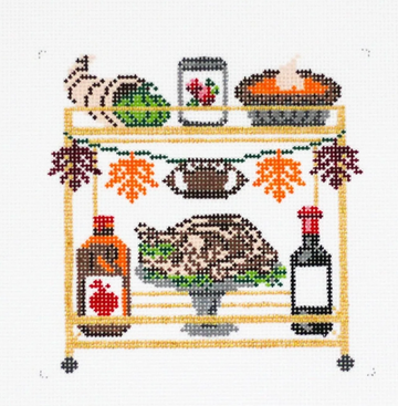 Thanksgiving Bar Cart