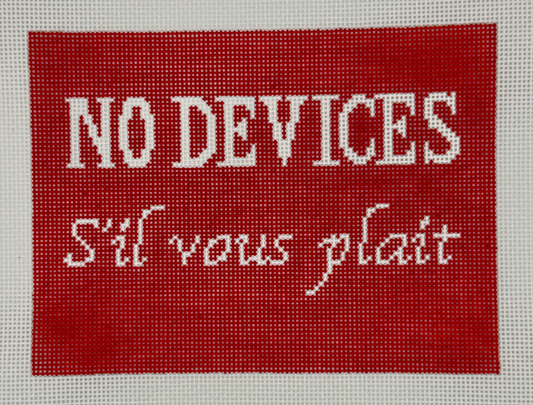 No Devices - Red
