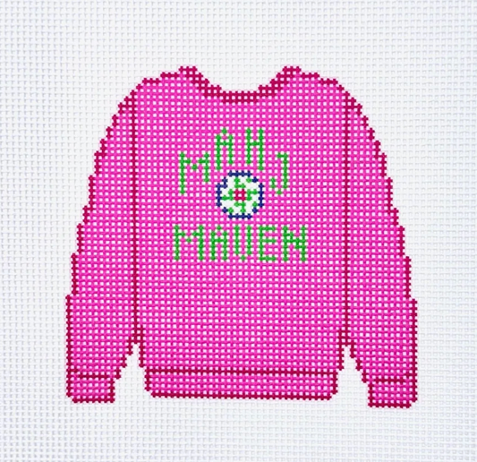 Mahj Maven Sweatshirt Pink