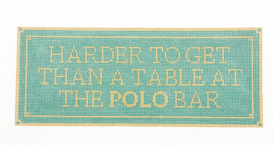 Polo Bar Pillow