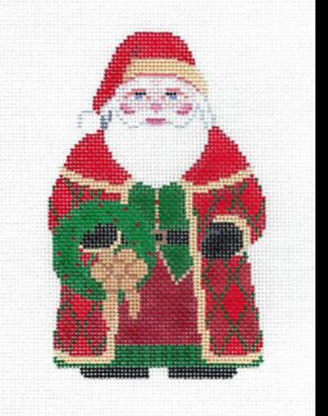 Santa with Wreath