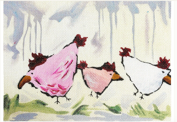 Three Hens