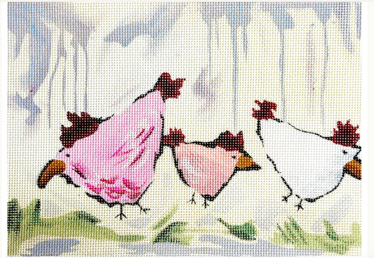 Three Hens