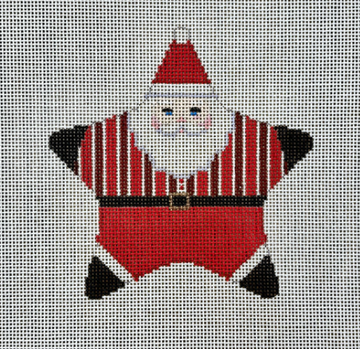 Star Santa - Red Stripe Shirt