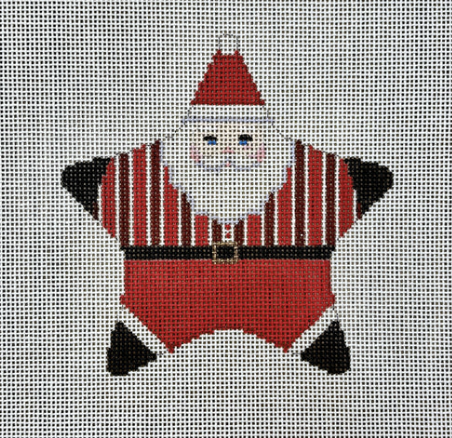Star Santa - Red Stripe Shirt