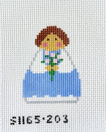 Blue Flower Angel