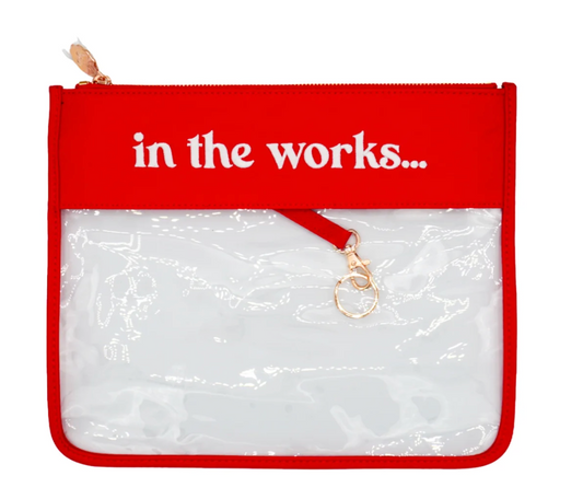 Tiny In the Works Project Bag Cherry