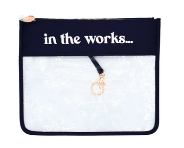 Tiny In the Works Project Bag Navy