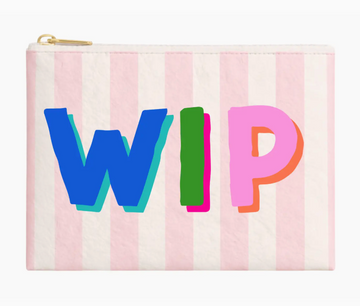WIP Pink Striped Bag