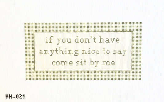 Come Sit By Me