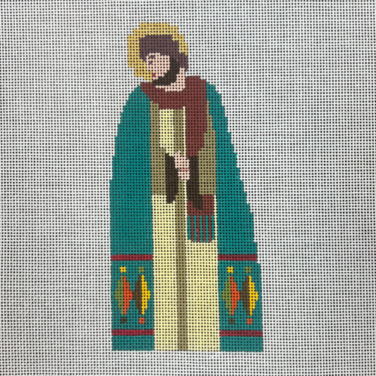 Mid Century Nativity Joseph and Stitch Guide