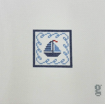 Mini Sailboat Printed Canvas