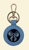 Blue Bow Self Finishing Key Fob