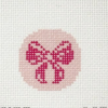 Pink Bow Self Finishing Key Fob