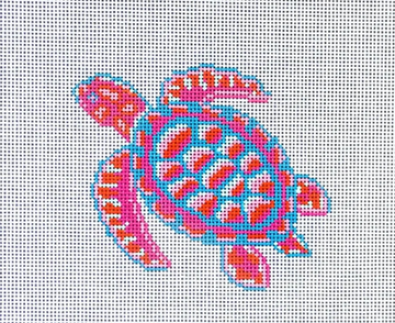 Sea Turtle Orange/Pink/Blue