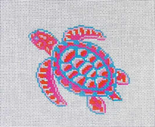 Sea Turtle Orange/Pink/Blue