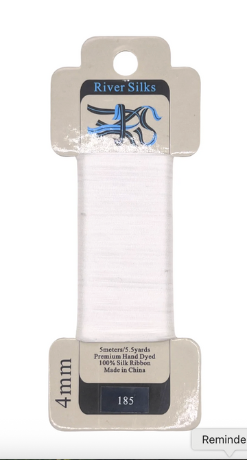 River Silks 4mm 185 Ice