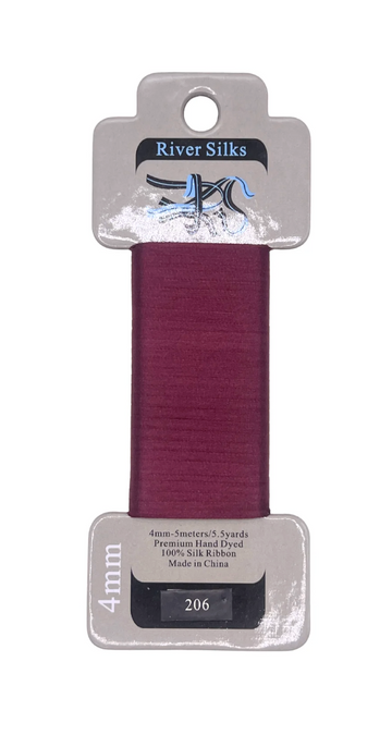 River Silks 4mm 206 Cordovan