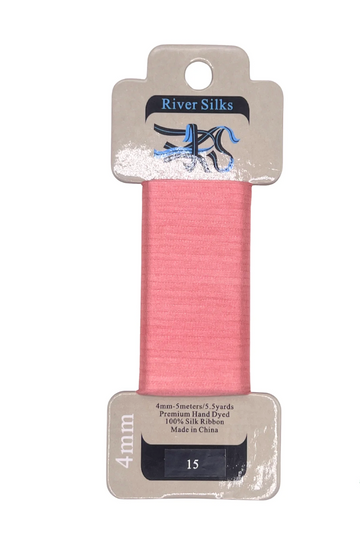 River Silks 4mm 15 Salmon Rose