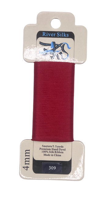 River Silks 4mm 309 Jester Red
