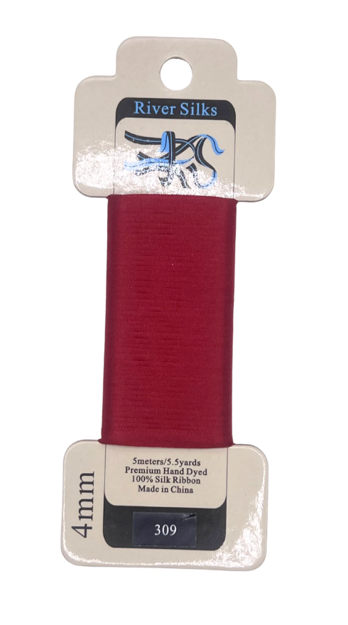River Silks 4mm 309 Jester Red