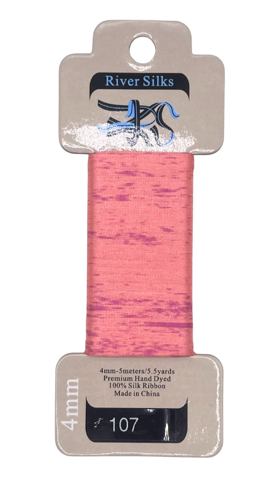 River Silks 4mm 107 Overdyed Bubblegum