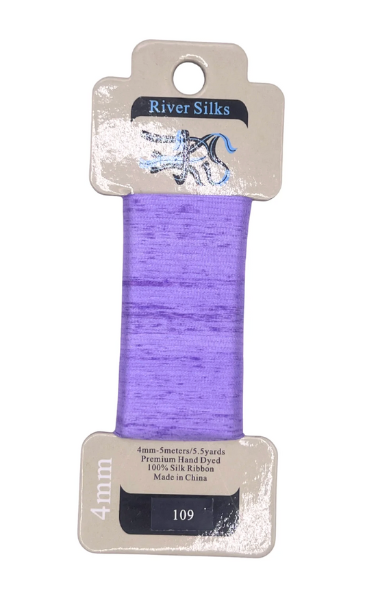 River Silks 4mm 109 Overdyed Viola