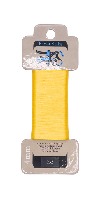River Silks 4mm 232 Vibrant Yellow