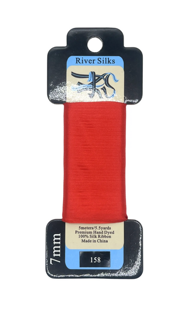 River Silks 7mm 158 Chinese Red