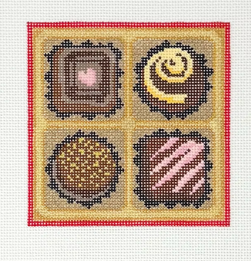 4 Piece Chocolates Heart Box