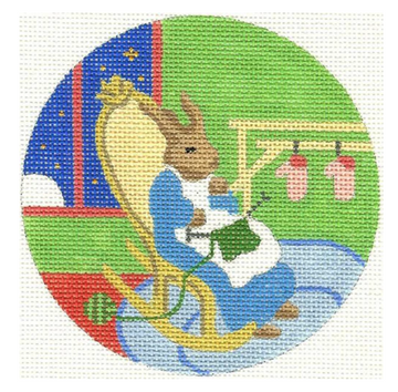 Quiet Old Lady Ornament (Goodnight Moon)