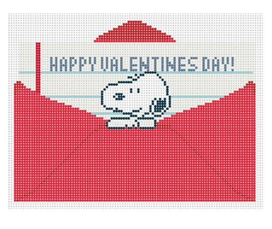 PEANUTS Valentine-Snoopy in Valentine Envelope