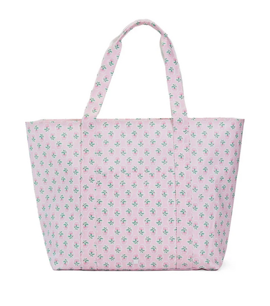 TRVL Jumbo Tote Petite Fleur Pink