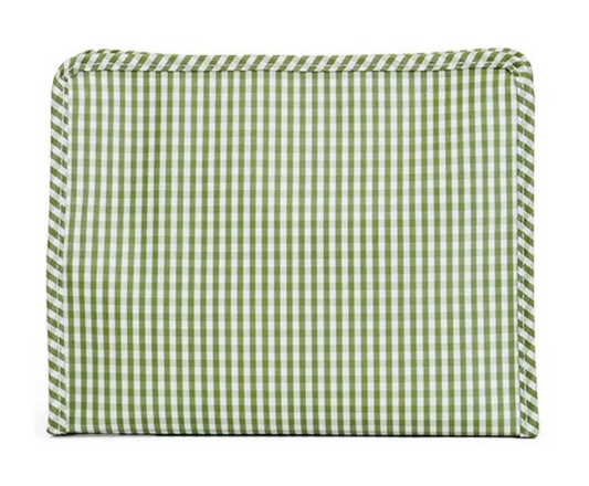 Roadie Large Zip Bag TRVL Gingham Moss