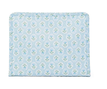 Roadie Large Zip Bag TRVL Petite Fleur Blue