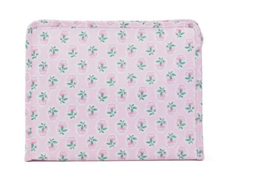 Roadie Large Zip Bag TRVL Petite Fleur Pink