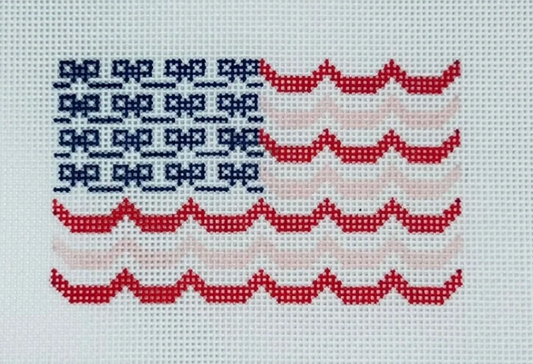 Bows and Scallops American Flag