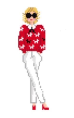 Princess Diana Wearing Black Sheep Sweater (JV)