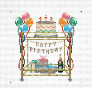 Happy Birthday Bar Cart