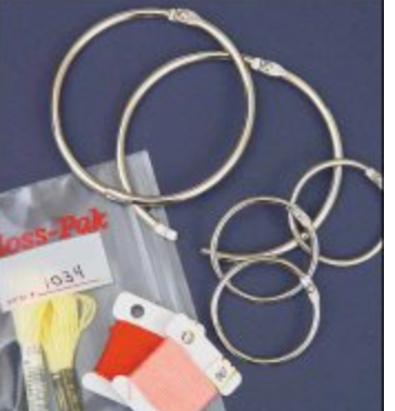 Rings for Floss Organization (3 inches) 10 pack