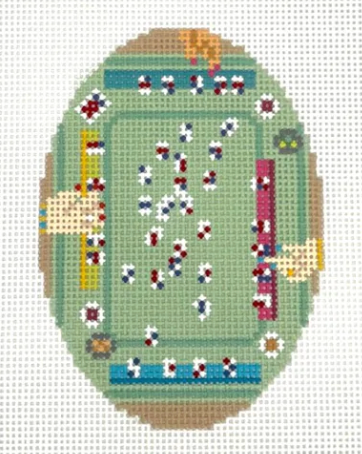 Mahjong From Above Oval
