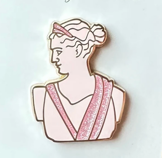 Pink Greek Goddess Statue Needleminder