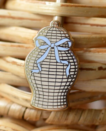 Rattan Ginger Jar Needleminder