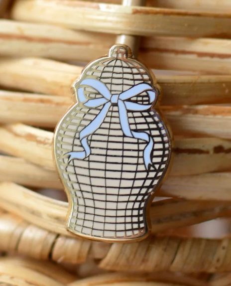 Rattan Ginger Jar Needleminder