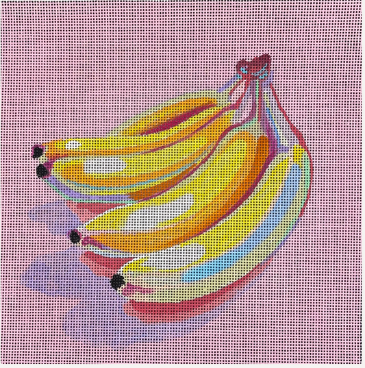 Bananas with Purple Background