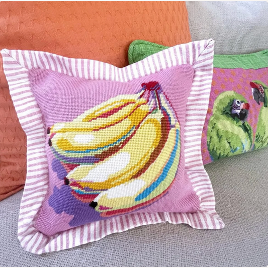 Bananas with Purple Background