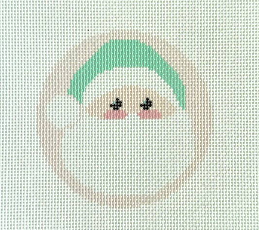 Single Pink Santa Face Printed