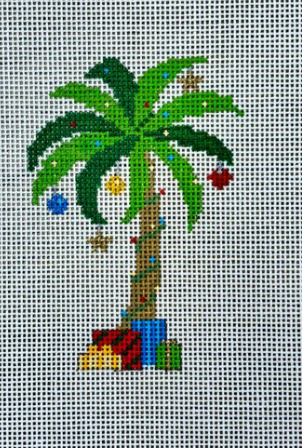 Lighted Palm Tree