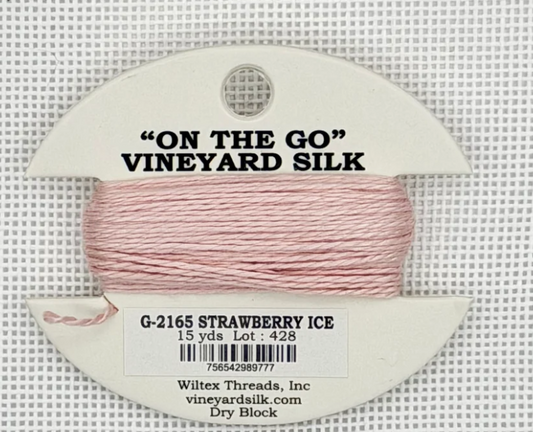 Vineyard Silk Card G-2165 Strawberry Ice