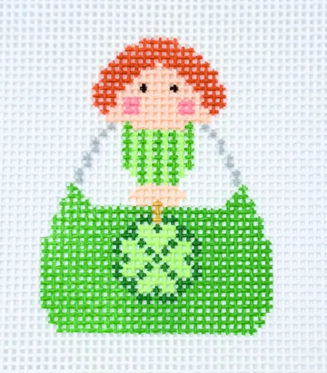 Green Angel with Shamrock